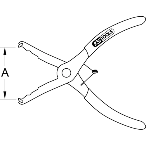 Kliešte na svorky, rovné /KS-Tools/ - obr. 8