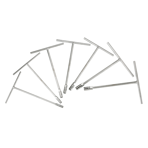 Súprava nástrčkových kľúčov s T-rukoväťou, 7-dielna, 8-14mm /KS-Tools/ - obr. 1