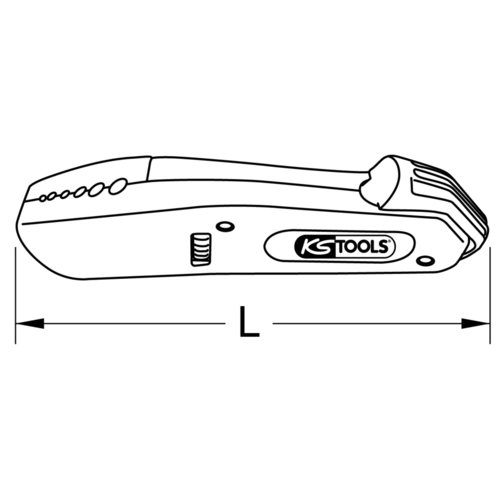 Odplášťovací nôž, 0,5-6,0mm² /KS-Tools/ - obr. 1