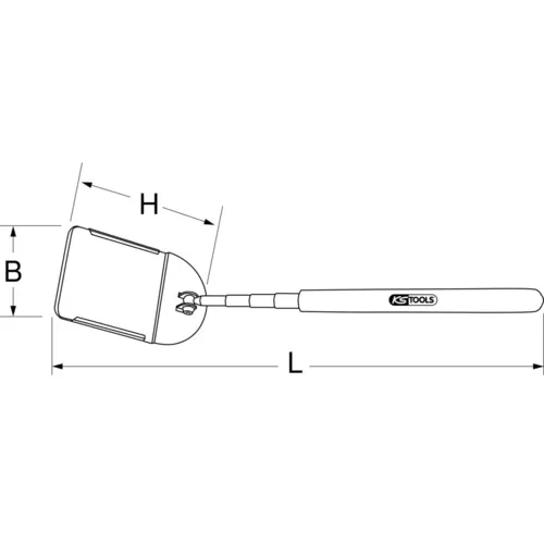 Flexibilné inšpekčné zrkadlo s osvetlením /KS-Tools/ - obr. 8