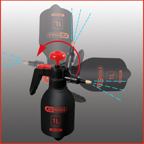 Univerzálny tlakový rozprašovač, 1 l /KS-Tools/ - obr. 8