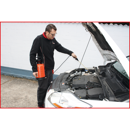Tlakový rozprašovač s nosným remeňom, 5 l /KS-Tools/ - obr. 5