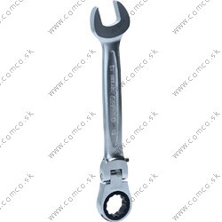 GEARplus kĺbový prstencový kľúč s račňou s možnosťou zaistenia, 17mm