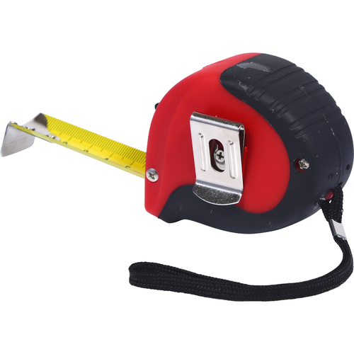 Meracie pásmo so zaisťovačom, čierno-červené, 5m, 25mm /KS-Tools/ - obr. 2