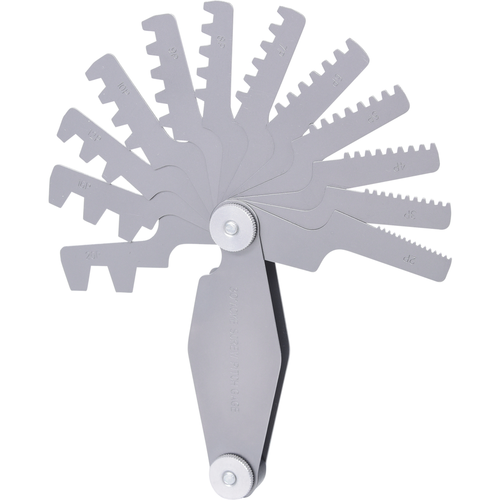 Oceľová lístková šablóna, pre 30° závit, 2-12mm /KS-Tools/ - obr. 2