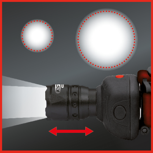 PerfectLight čelovka so zaostrovaním 140 lumenov /KS-Tools/ - obr. 5