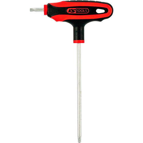 Uhlový čapový kľúč Torx s T-rukoväťou, otvor, TB20 /KS-Tools/ - obr. 1