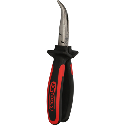ERGOTORQUE úzke ploché kliešte, zahnuté, 165mm