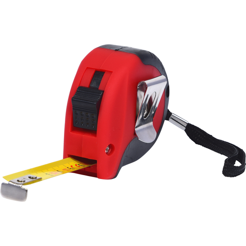 Meracie pásmo so zaisťovačom, čierno-červené, 3m /KS-Tools/ - obr. 1