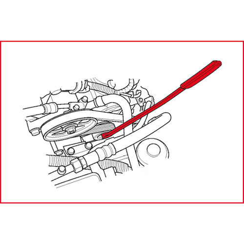 Kľúč na vodiace kladky pre Renault TX T50 /KS-Tools/ - obr. 1