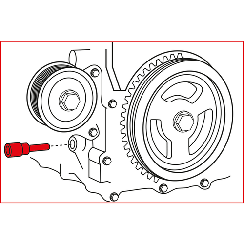 Súprava náradia na nastavenie motora pre Ford/Mazda, 4-dielna /KS-Tools/ - obr. 3