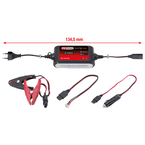 12V SMARTcharger vysokofrekvenčná nabíjačka batérie 2A /KS-Tools/