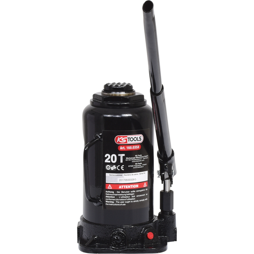 Hydraulický fľaškový zdvihák, 20 t /KS-Tools/
