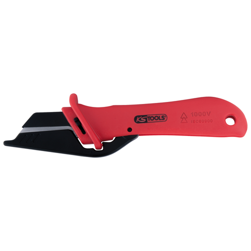 Nôž na káble s ochrannou izoláciou a vymeniteľnou čepeľou, 189mm /KS-Tools/ - obr. 1