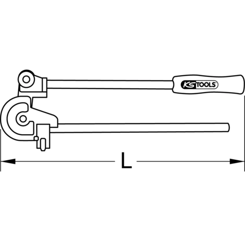 Štandardná dvojručná ohýbačka, Ø 10mm /KS-Tools/ - obr. 4