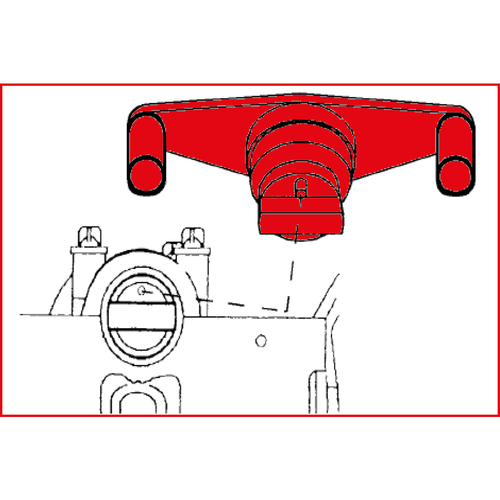 Súprava náradia na nastavenie motora pre GM / Opel / Saab, 5-dielna /KS-Tools/ - obr. 5