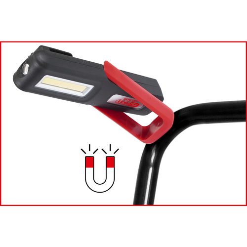 Mobilná dielenská ručná lampa, sklápacia, 3 W COB LED /KS-Tools/ - obr. 14