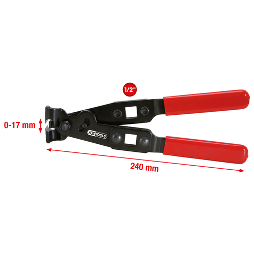 Kliešte na hadicové spojky (O-Clip), 240mm