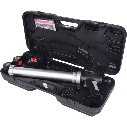 Akumulátorová pištoľ na kartuše 600 ml s 2 akumulátormi a 1 nabíjačkou /KS-Tools/