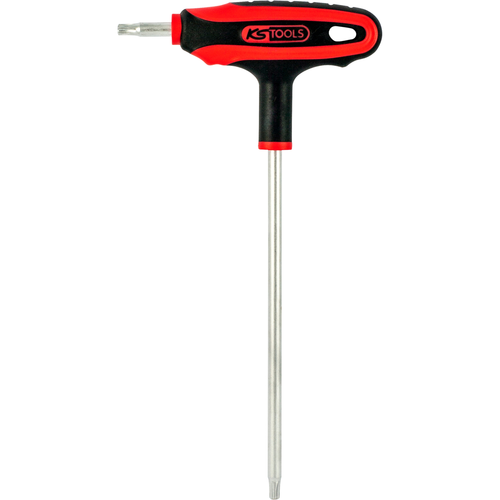 Uhlový čapový kľúč Torx s T-rukoväťou, otvor, TB27 /KS-Tools/ - obr. 1