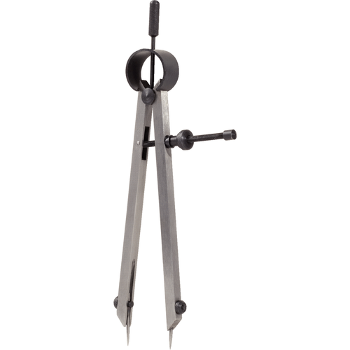 Presné odpichovacie kružidlo s pružinou s vymeniteľnými hrotmi, 240mm