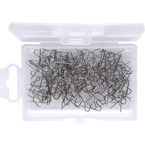 Svorka na opravu tvar W 0,6 mm, 100 kusov /KS-Tools/ - obr. 4
