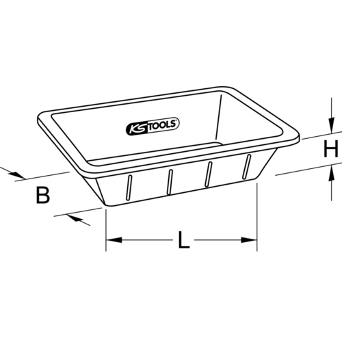 Maltovnička, 25 litrov, pružná, pogumovaná /KS-Tools/ - obr. 9