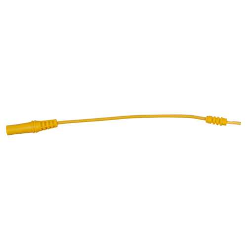 4,0 mm vstupná zdierka na 5,0 mm zdierke skúšobného adaptéru plochá (žltá)