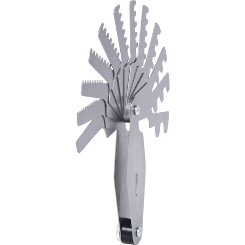 Oceľová lístková šablóna, pre 30° závit, 2-12mm /KS-Tools/ - obr. 3