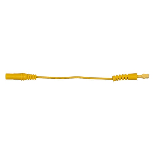 4,0 mm vstupná zdierka na 5,0 mm zdierke skúšobného adaptéru plochá (žltá) /KS-Tools/ - obr. 2