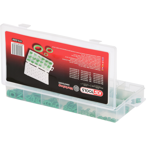 Sortiment O-krúžkov, HNBR, vnút. Ø 3-22mm, 225-dielny /KS-Tools/ - obr. 3