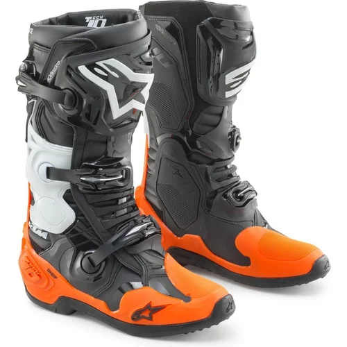 Topánky ALPINESTARS TECH 10 KTM 3PW230005404 (čierna/oranžová, veľkosť 43)