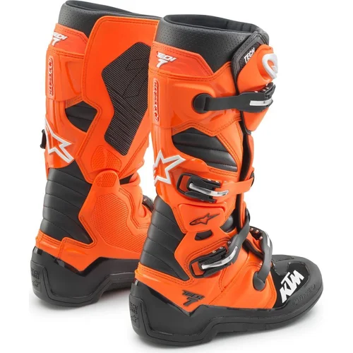 Topánky alpinestars tech 7 MX (čierna/oranžová, veľkosť 47) /KTM/ - obr. 1