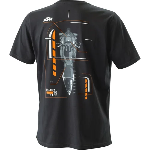 Tričko radical techline 3PW220007002 (čierna, veľkosť S) /KTM/ - obr. 1