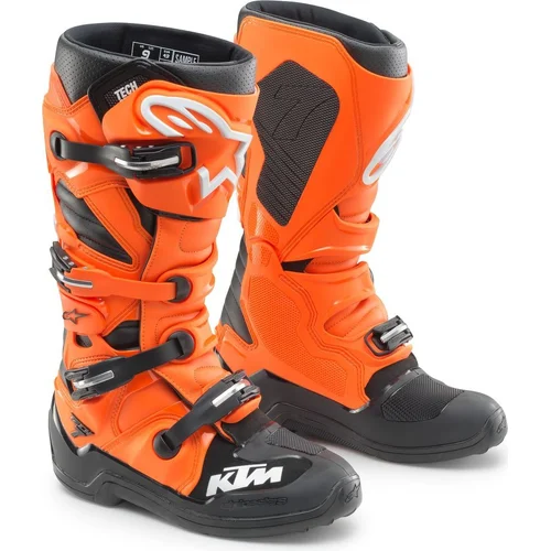 Topánky alpinestars tech 7 MX KTM 3PW230006007 (čierna/oranžová, veľkosť 47)