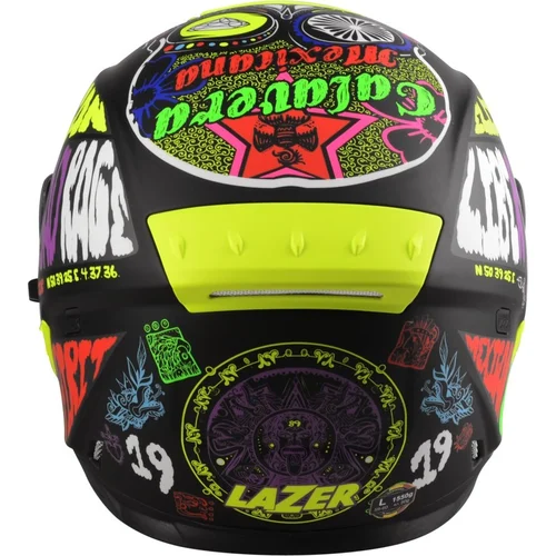 Prilba RAFALE MEXICANA Belgicko, čierna/multi, (veľkosť 2XL) /LAZER/ - obr. 4