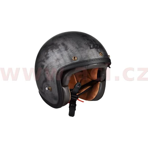 Prilba Mambo Evo Cafe Racer LAZER MLE102060D20S Belgicko, (imitácia brúseného hliníka, veľkosť S)