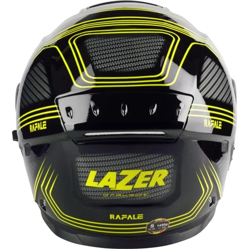 Prilba Rafale Darkside (čierna/žltá, veľkosť 2XL) /LAZER/ - obr. 2