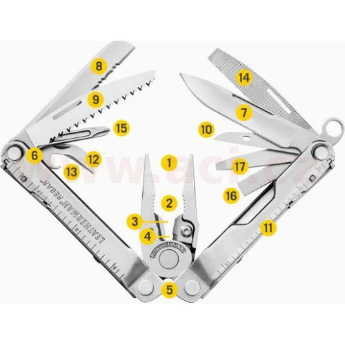 Multifunkčný nôž REBAR, vyrobené v USA, záruka 25 rokov /LEATHERMAN/ - obr. 3