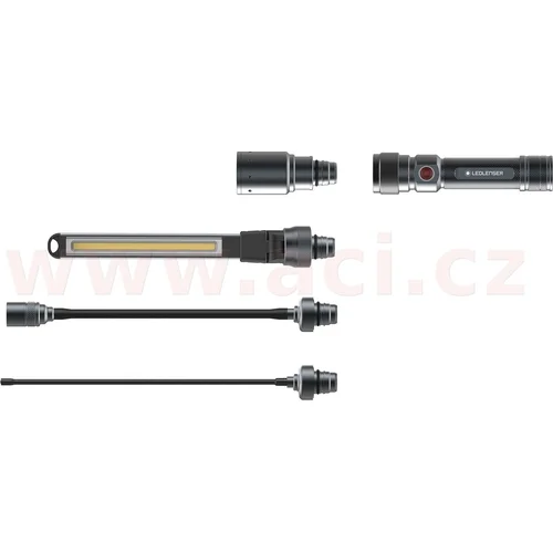 Pracovné ručné svetlo so 4 vymeniteľnými hlavicami LEDLENSER 502136 LED LENSER WORKERS FRIEND, dobíjateľné, záruka 7 rokov