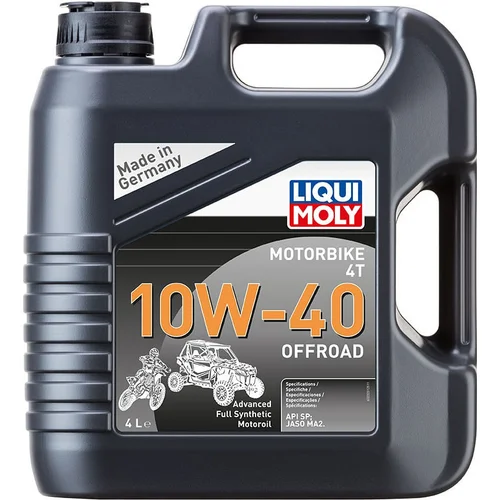 Syntetický motorový olej 4 l LIQUI MOLY 23231 Motorbike 4T 10W40 Offroad