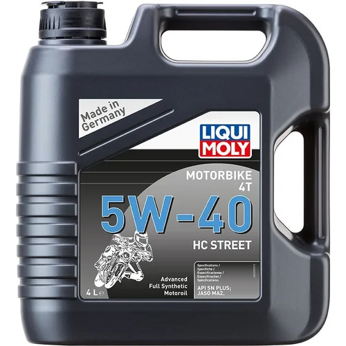 Syntetický motorový olej 4 l LIQUI MOLY 23235 Motorbike 4T 5W40 HC Street