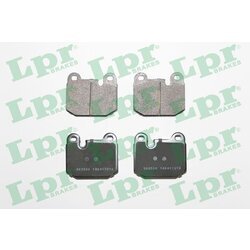 Sada brzdových platničiek kotúčovej brzdy LPR 05P210