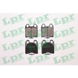 Sada brzdových platničiek kotúčovej brzdy LPR 05P1051