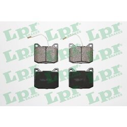 Sada brzdových platničiek kotúčovej brzdy LPR 05P118