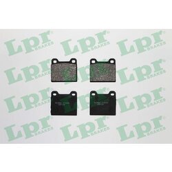 Sada brzdových platničiek kotúčovej brzdy LPR 05P109