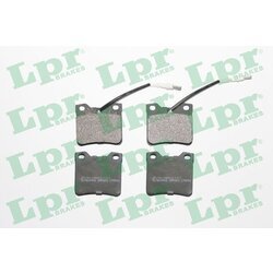 Sada brzdových platničiek kotúčovej brzdy LPR 05P623