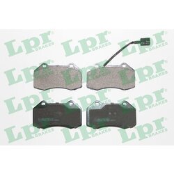 Sada brzdových platničiek kotúčovej brzdy LPR 05P1670
