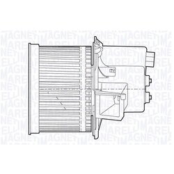 Vnútorný ventilátor MAGNETI MARELLI 069412652010