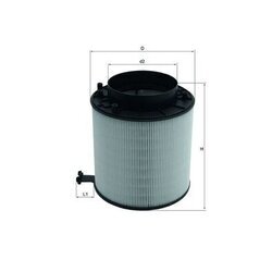 Vzduchový filter MAHLE LX 2091D